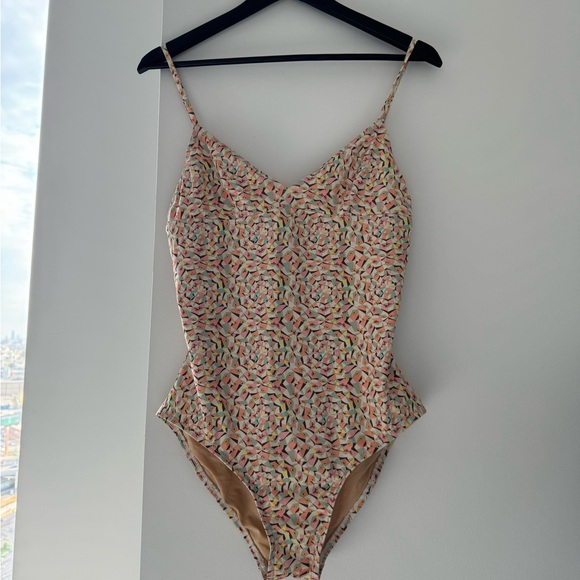 J. Crew Poppy Print One Piece Swimsuit - Picture 2 of 6